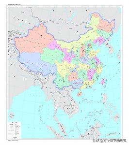 ​中国各省区地级行政区区划图