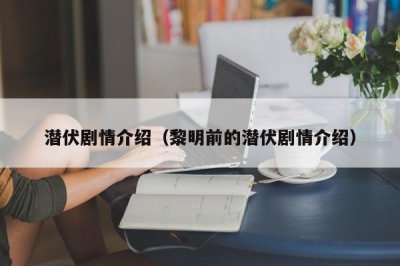 ​潜伏剧情介绍（黎明前的潜伏剧情介绍）