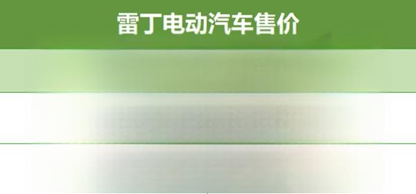 雷丁D80油电混动报价，雷丁D80四轮电动车价格-