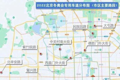 ​北京奥运车道什么时候启用？北京哪些道路设有奥运专用道