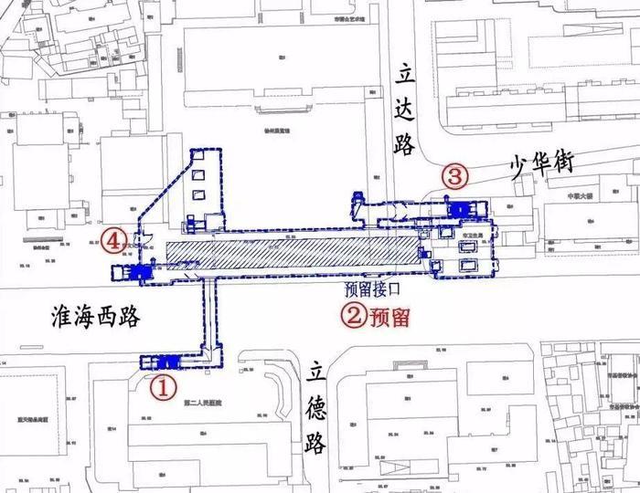 徐州第一条地铁即将来临~详解地铁1号线各出入口位置!