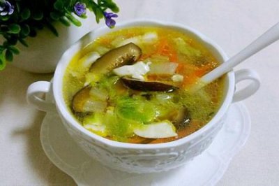 ​白菜豆腐三丝汤制作全过程方法