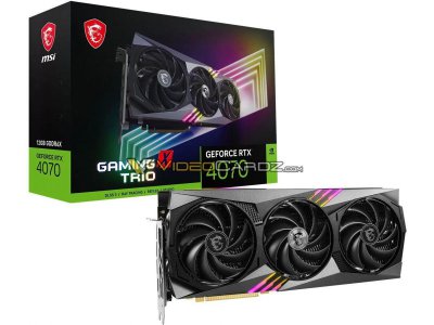 ​微星RTX 4070显卡外观曝光：魔龙 / 万图师型号，下周发布